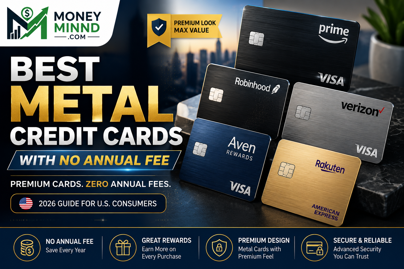 Metal-Credit-Cards -With-No-Annual -Fee